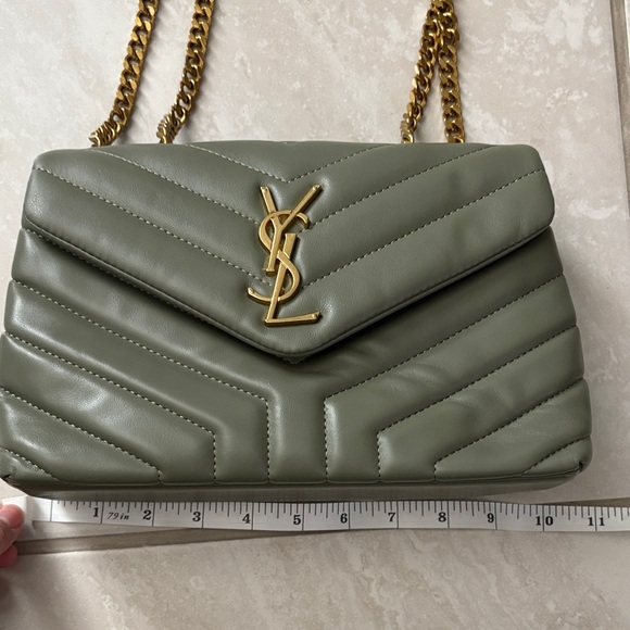 Inspired Handbag Green Quilted Shoulder Bag - Picture 9 of 11